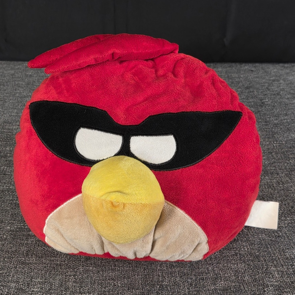 Angry Birds Space Super Red Bird Masked Plush Stuffed Animal 10 Inch